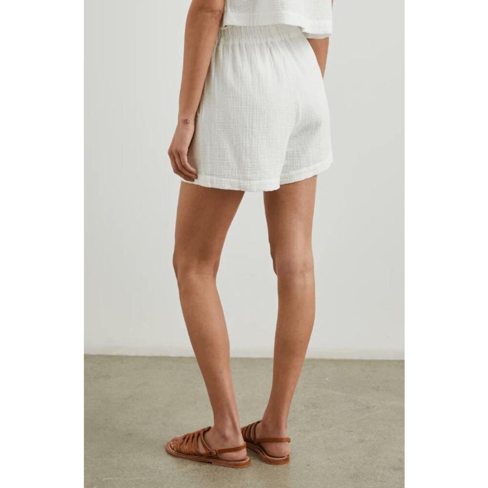 Rails Leighton Gauze Shorts White XL NWT Casual Coastal Grandmother Beach Luxe - Picture 5 of 6